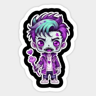 Kawaii Chibi Korean Zombie Sticker